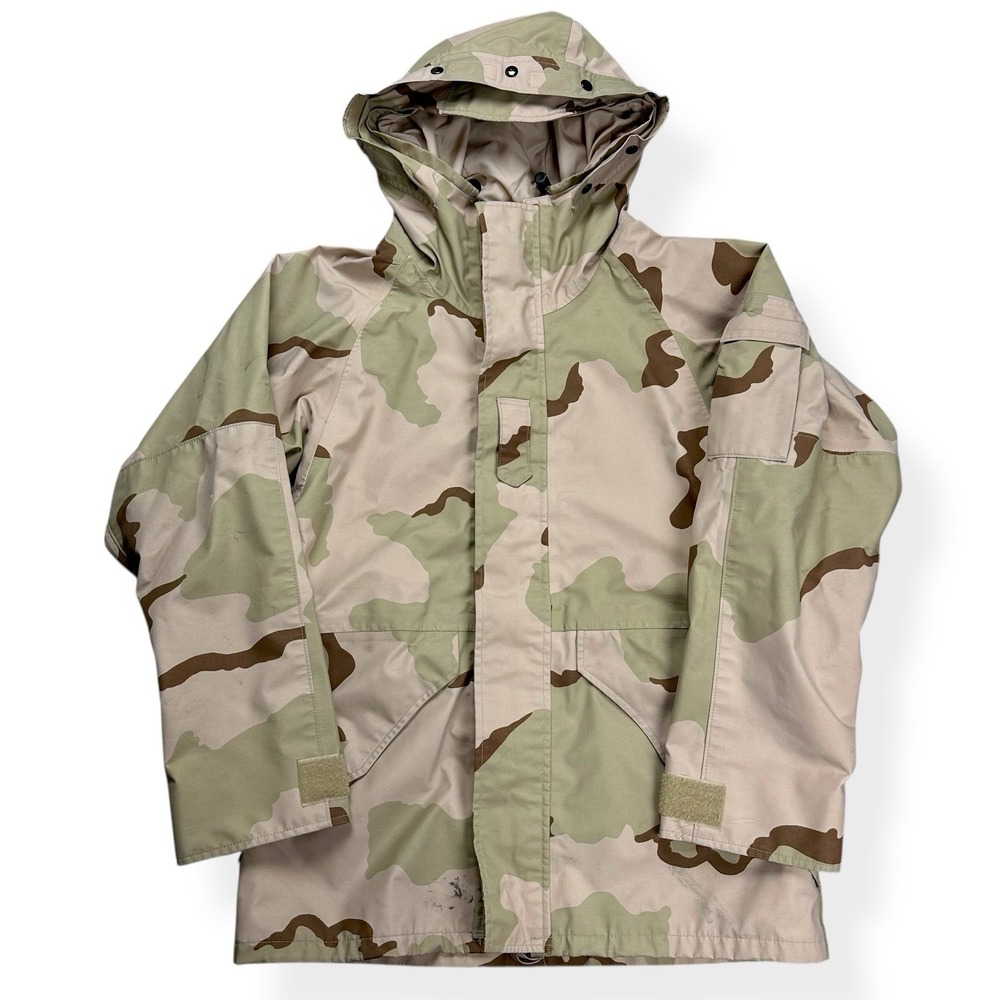 VTG Military Jacket Mens S Parka Cold Weather Desert Camouflage 8415 01 470 1944